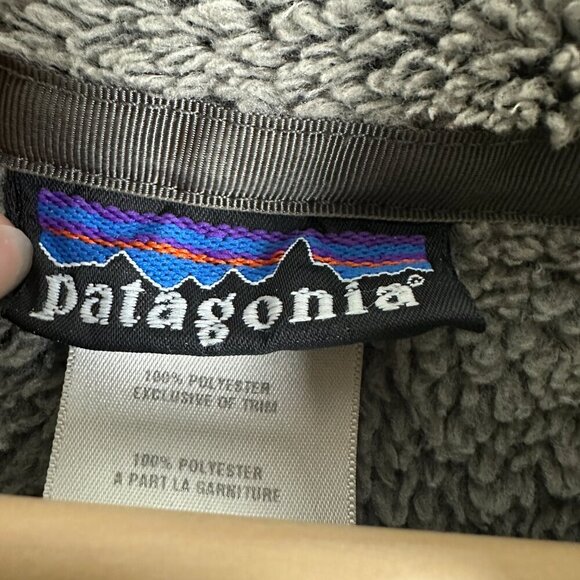 Patagonia Women's Fleece Pullover Snap-T Lightweight Brown Medium - Picture 2 of 4
